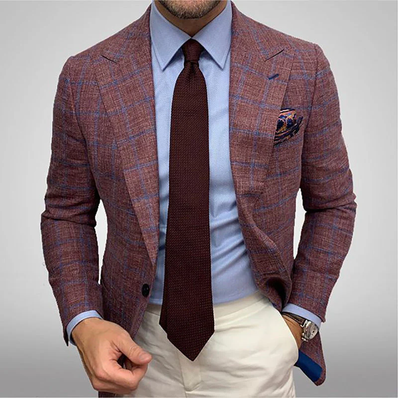 High fashion men's formal suit tops