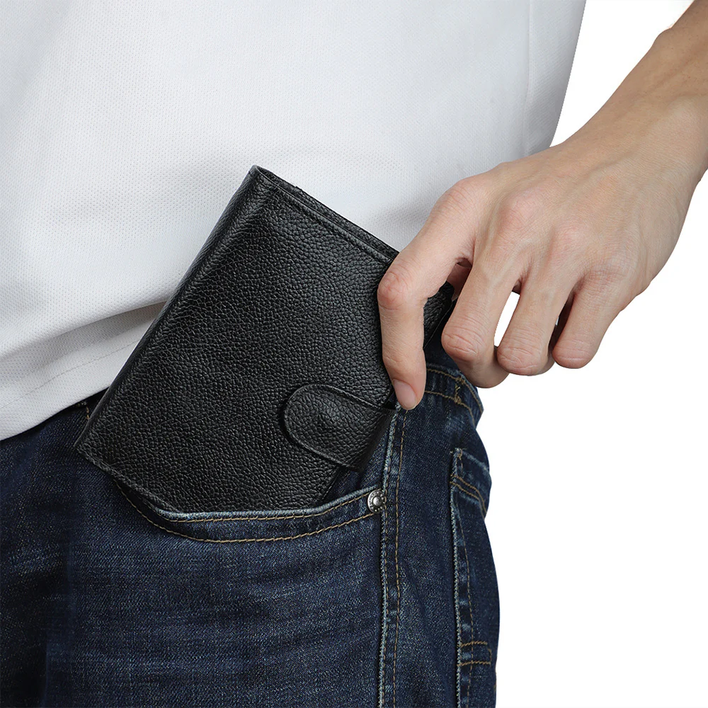 Multi-card slot casual retro leather wallet large capacity clutch bag coin purse（4colors）